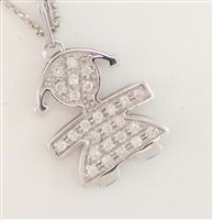 Collier Le Bebé Enfant in Or Diamante 0.39 Ct LBB026 - LBB026